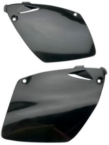 UFO bočné tabuľky, KTM 2T '98>, 4T '00> (čierna)
