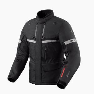 Bunda na motocykel POSEIDON 3 GTX, REVIT, pánska (čierna)