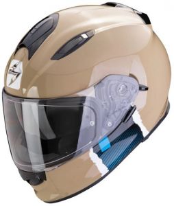 SCORPION prilba na motocykel EXO-491 CODE, piesková/modrá
