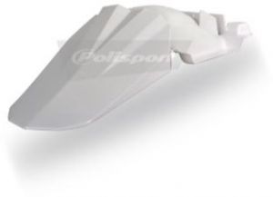 POLISPORT 8550300001 zadný blatník (biela), HUSQVARNA TC/TE 150/ 250/300/310/450