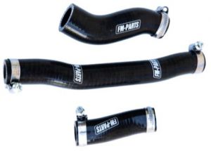 FM-PARTS sada silikonových hadíc chladiča KTM, HUSQVARNA, GAS GAS, čierne