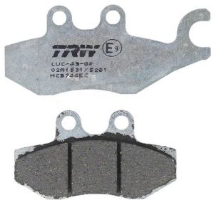 TRW LUCAS brzdové platničky (GF293), APRILIA, DERBI, PEUGEOT, PIAGGIO, LIBERTY
