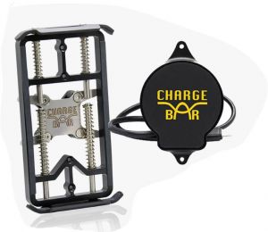 CHARGEBAR držiak na mobil (telefón) s bezdrôtovým nabíjaním SpingLock