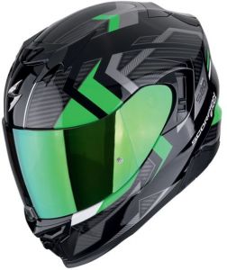 SCORPION prilba na motocykel EXO-520 EVO AIR SENSUS (čierna/zelená)