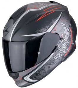SCORPION prilba na motocykel EXO-491 RUN (matná čierna/červená)