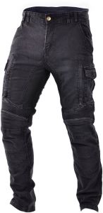 Kevlarové džínsy TRILOBITE 25604 Acid Scrambler Doublelayer AAA (čierna)
