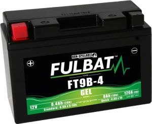 batéria 12V, FT9B-4 GEL, 12V, 8Ah, 115A, bezúdržbová GEL, 150x68x105, FULBAT