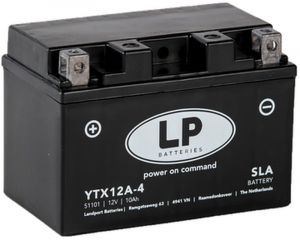 LANDPORT batéria YTX12A4 L , 12V, 9,5 Ah, 130A bezúdržbová, 150x87x105mm