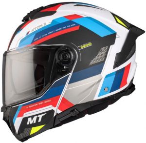 MT prilba na motocykel FU404SV ATOM 2 SV BAST (perl. čierna/modrá/červená/biela)