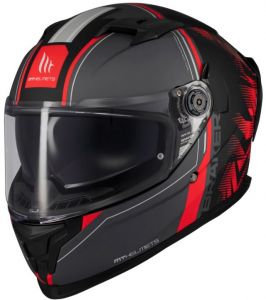 MT prilba na motocykel FF128SV BRAKER SV CHARM (matná čierna/červená)
