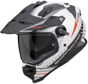 SCORPION prilba na motocykel ADF-9000 AIR FEAT (biela/čierna/červená)