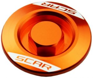 SCAR RACING vrchnák oleja (oranžová), KTM 50-450 SX / SXF '06-'25, 125-500 EXC