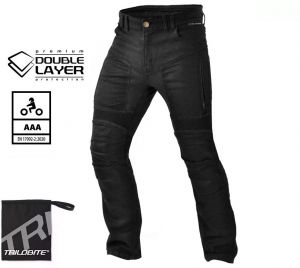 Kevlarové džínsy TRILOBITE 25607 Parado Doublelayer AAA (regular, čierna) short