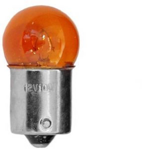 žiarovka 12V 10W (pätica BA15s) oranžová - 1kus