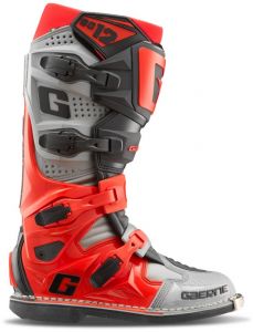 GAERNE topánky SG-12 FORGE pre CROSS/ENDURO (sivá/červená/čierna)
