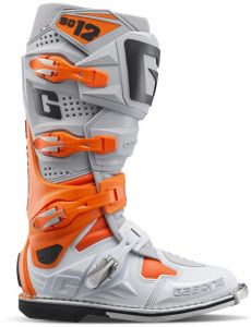 GAERNE topánky SG-12 pre CROSS/ENDURO (biela/oranžová/sivá)
