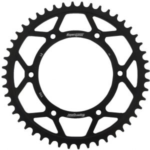 SUPERSPROX oceľová rozeta RFE-990:47-BLK, KTM SX/EXC (čierna)