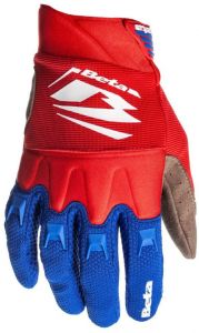 BETA rukavice ENDURO SHIELD (čevená/modrá)