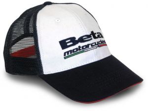 BETA MOTORCYCLES šiltovka (čierna/biela)
