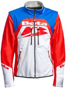 BETA softshellová bunda SOFTSHELL JACKET (biela/modrá/červená)