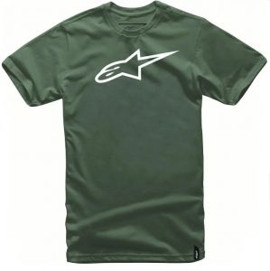 tričko AGELESS krátky rukáv, ALPINESTARS (zelená/biela)