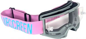 AIRSCREEN okuliare LITE EX 01 (ružová/šedá/modrá farba), číre plexi