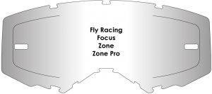 AIRSCREEN plexi pre okuliare FLY RACING (číre), Focus/Zone/Zone Pro