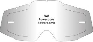 AIRSCREEN plexi pre okuliare FMF (svetlá šedá), Powercore/Powerbomb