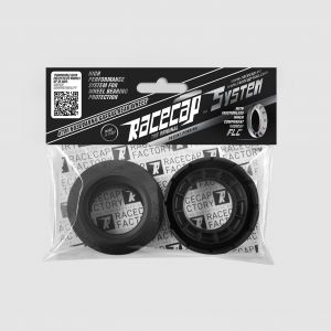 RACECAP kryty ložísk RCS22-RN (zadné koleso, čirna, os 22 mm), KTM, GAS GAS, HSQ