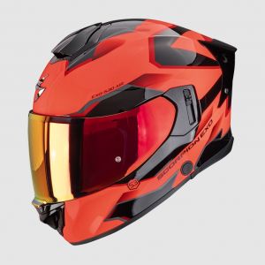 SCORPION prilba na motocykel EXO-530 AIR CLIP (červená/čierna)