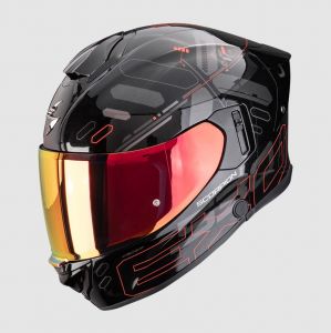 SCORPION prilba na motocykel EXO-530 AIR FOND (metalická čierna/červená)