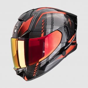 SCORPION prilba na motocykel EXO-530 AIR THERAS (metalická čierna/červená)