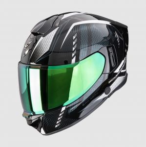 SCORPION prilba na motocykel EXO-530 AIR THERAS (čierna/irídiová/biela)