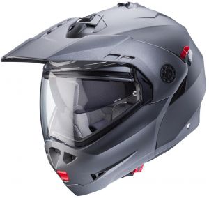 CABERG výklopná prilba ENDURO MODEL TOURMAX X SOLID (šedá matná)