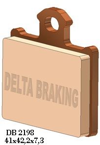 DELTA BRAKING brzdové platničky DB2198OR-N, KTM SX85 (11-18) GF297