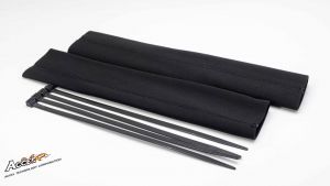 ACCEL SS944 neoprénové návleky na tlmiče (čierna)