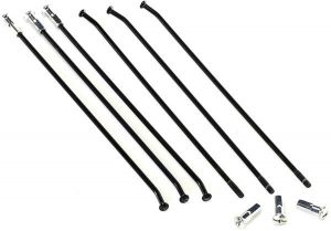 HAAN WHEELS 2510305/3/1 zosilnené špice zadné 18 (1 kus), BETA 13-22 (čierna)