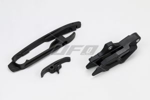 UFO HU03360001 sada vodítok reťaze (predné + zadné, čierna), HUSQVARNA 2T, 4T