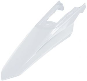 POLISPORT 8687400002 zadný blatník (biela), KTM EXC/EXC-F/XC/XC-FW 125/150/250