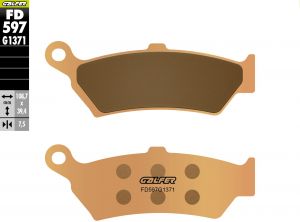 GAFLER FD597G1371 brzdové platničky SINTER STREET, BMW R1300GS 23-26