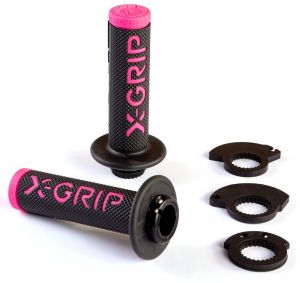 X-GRIP XG-2140 gripy BRAAAAP (čierna/ružová), rukoväte