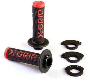 X-GRIP XG-2102 gripy BRAAAAP (čierna/červená), rukoväte