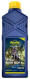 Ester Tech Off Road 4+ Plne syntetický motorový olej 4T 10W-60 - 1L PUTOLINE