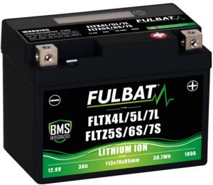 lítiová batéria BATERIE LIFEPO4 YTZ5S/6S/7S FULBAT 12V, 3AH, 180A, 0,60 KG, 113X