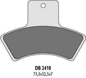 Platničky DELTA BRAKING DB2410QD-D (GF 179) KH270 (náhr.DB2410MX-D, DB2410OR-D)