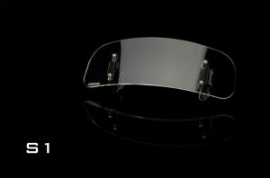 Deflektor na plexi  LOSTER S1 transparent