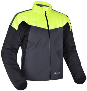 Bunda RAIN SEAL PRO, OXFORD ADVANCED (šedá/čierna/žltá fluo), nepremok
