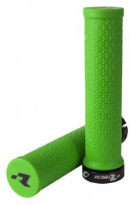 gripy lock-on R20, RTECH (neon zelené, 1 pár)