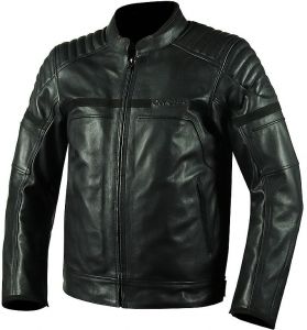 Pánska kožená bunda na motocykel XRC Pitze čierna