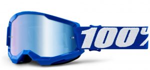 STRATA 2 100% - USA , detské okuliare modré - zrkadlové modré plexi